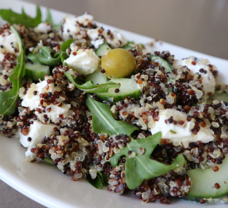 Greek Style Seasonal Quinoa Salad