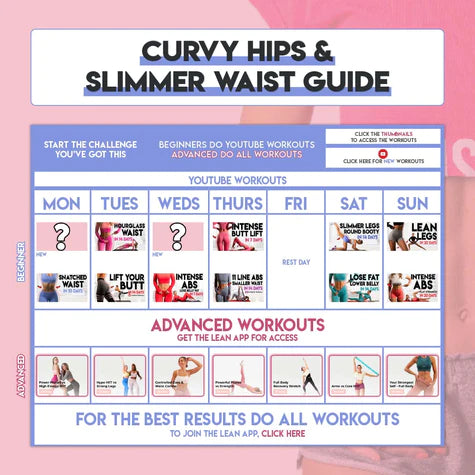 Free Workout Guides Exercise Plans and Programs LEAN